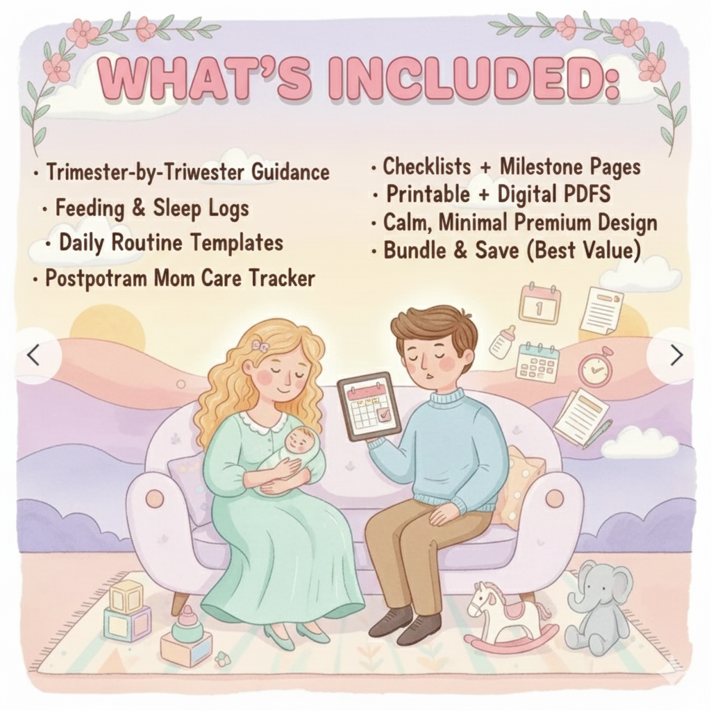 Complete Motherhood Bundle (Pregnancy + Newborn Care)