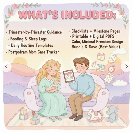 Complete Motherhood Bundle (Pregnancy + Newborn Care)