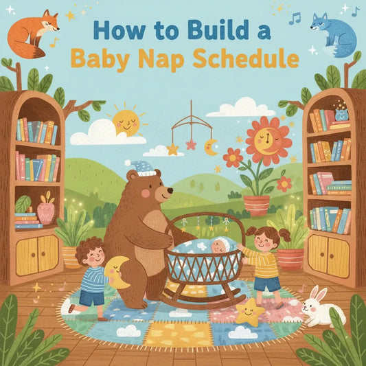 How to Build a Baby Nap Schedule | The Best Way to Set Nap Schedule for Baby | Digital Download eBook for Parents